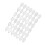 Set di stencil per trucco del viso, 42 pezzi, riutilizzabile, PP 14