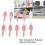 10Pcs Durable Plastic Knitting Machine Needles for Household Use 5