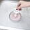 Strong Suction Sink Plunger 10.5x16.5cm Pink, Quick Pipe Cleaning 9