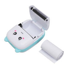 Mini stampante termica BT 1200mAh 57x25mm Blu