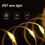 Waterproof 32.8ft Camping Lights Adjustable Brightness 8H Battery USB 5