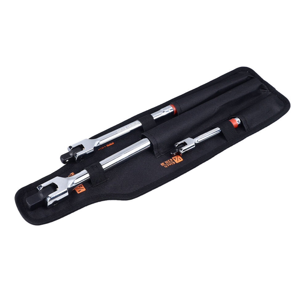 3Pcs Chromium Vanadium Flexible F Type Socket Wrench Set For Repair & Maintenance 7671336184998