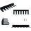 Baseball Bat Horizontal Display Rack Wall Mount - Bat Holder, Fence Hanger, Wall Mounted Storage Rack 2
