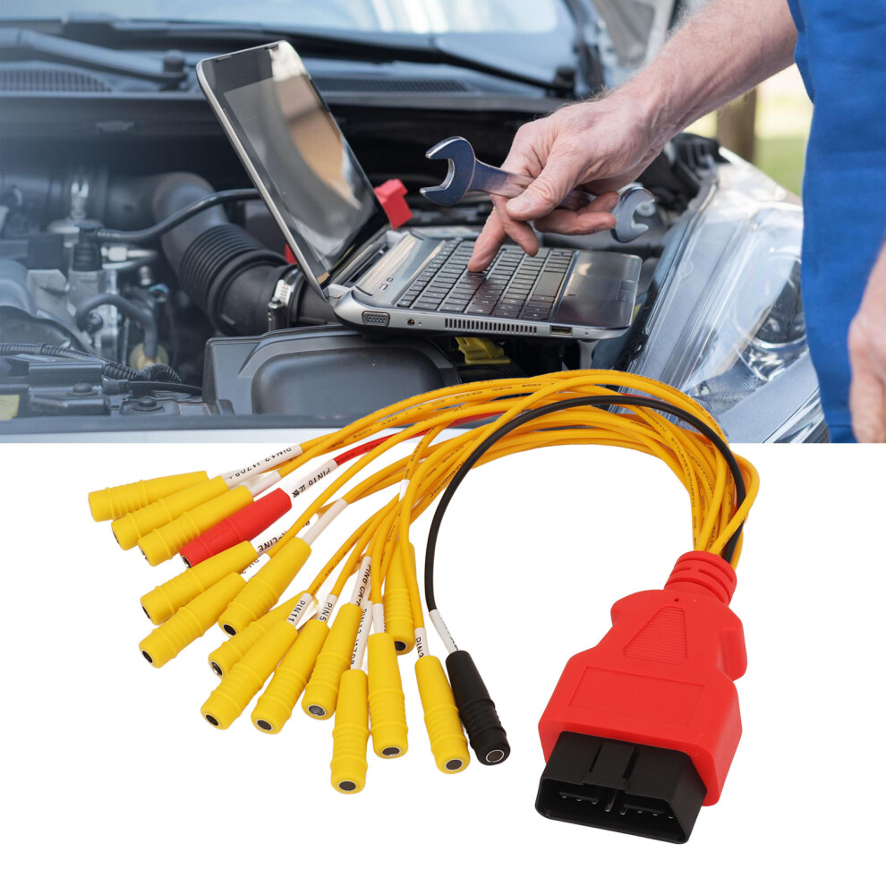 16 Pin Jumper Cable For Obd Ii Female Connector Universal Car Suv Truck 7651336186710