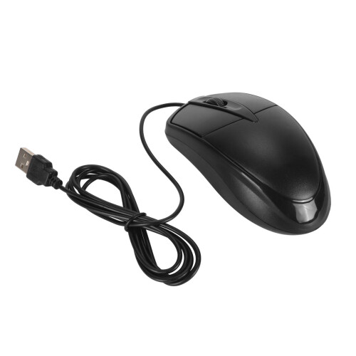 Wired Gaming Mouse 1000 DPI 4.9ft Long Cable 3 Keys Sturdy ABS Plug & Play 1