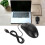 Wired Gaming Mouse 1000 DPI 4.9ft Long Cable 3 Keys Sturdy ABS Plug & Play 16