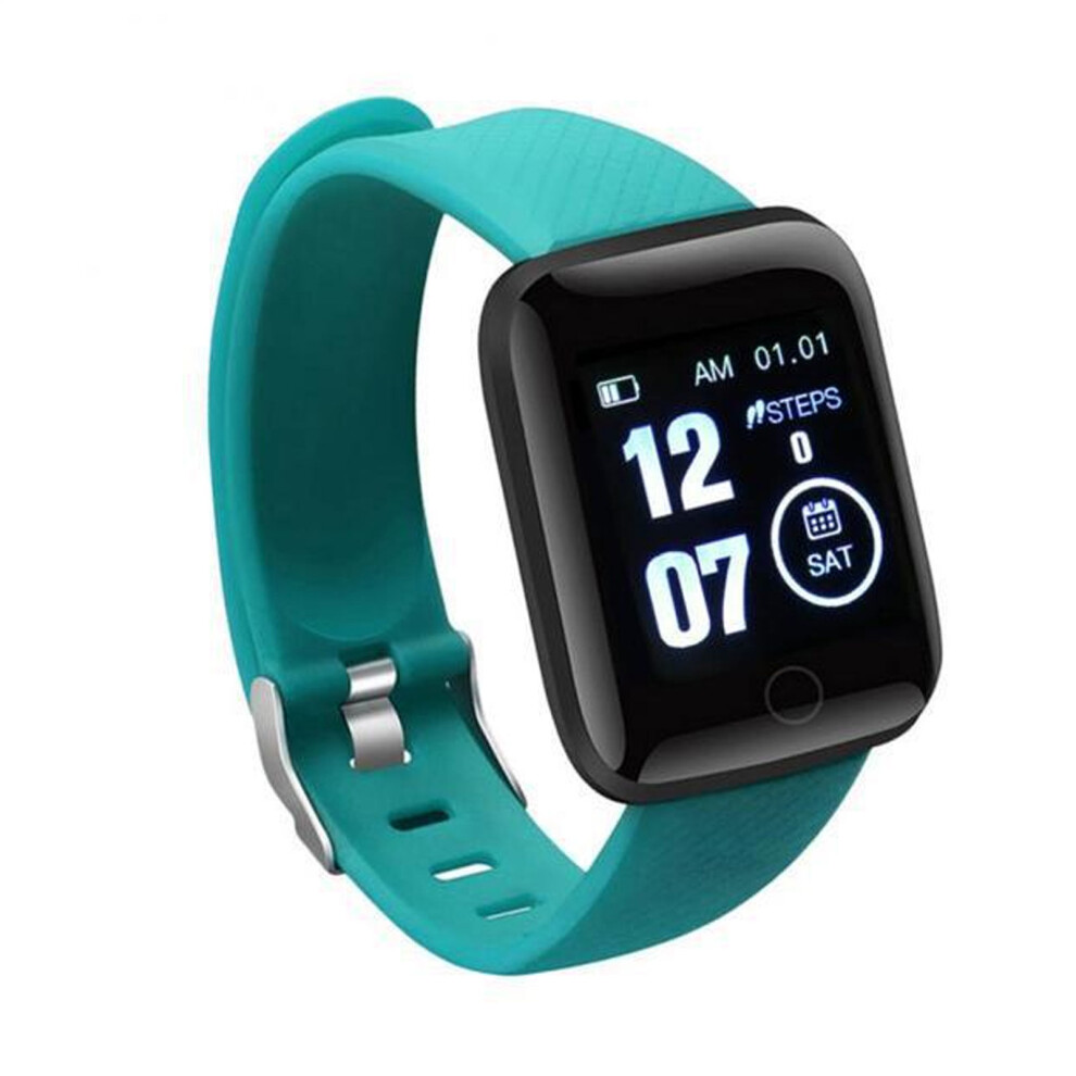 116 Plus 1.3" Fitness Smart Watch With Ip67 & Message Notifications Light/Blue 4901336193625