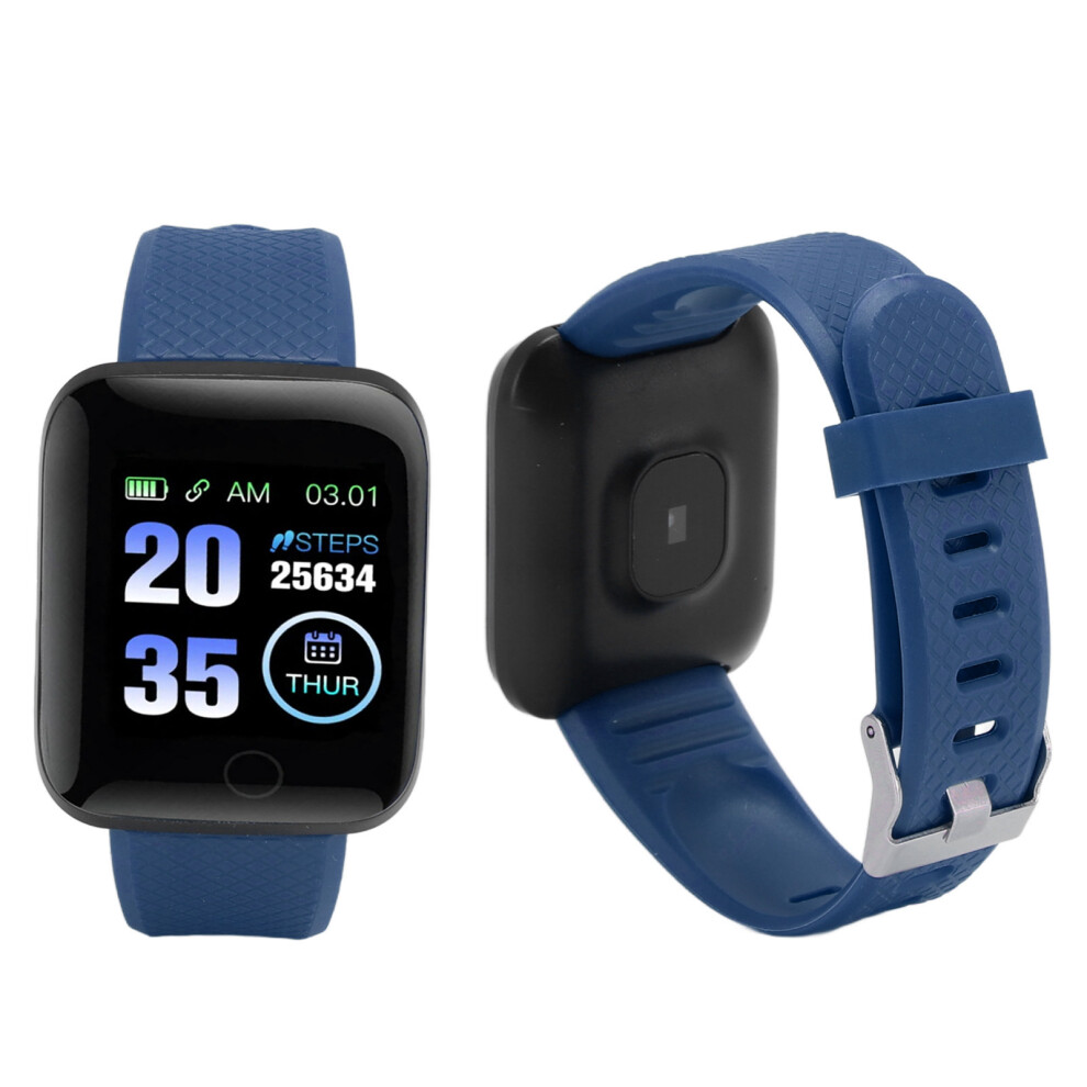 Ip67 116 Plus Smart Watch: 1.3'' Color Display Tooth Blue 5091336193660