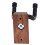 Supporto a parete trapezoidale per chitarra in noce nero 11