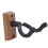 Supporto a parete trapezoidale per chitarra in noce nero 14