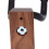 Supporto a parete trapezoidale per chitarra in noce nero 6