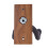 Supporto a parete trapezoidale per chitarra in noce nero 7