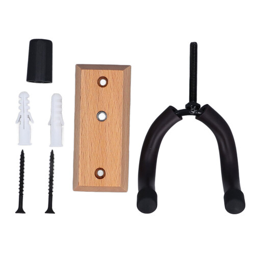 Supporto da parete per chitarra in legno di faggio trapezoidale 2