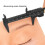 10Pcs Black 80mm Eyebrow Microblading Measuring Ruler Caliper Tool 9