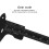 10Pcs Black 80mm Eyebrow Microblading Measuring Ruler Caliper Tool 5
