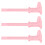 10PCS Pink Microblading Rulers – 150mm Eyebrow Measuring Tools 1