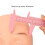 10PCS Pink Microblading Rulers – 150mm Eyebrow Measuring Tools 6