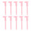 10PCS Pink Microblading Rulers – 150mm Eyebrow Measuring Tools 3