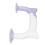 Purple & White Ruler Handle Set – Durable ABS PVC, 13.2x8cm 15