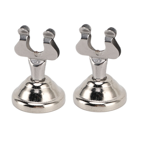 2 pezzi Supporti per numeri da tavolo - 40-46 g, argento, a spirale 2
