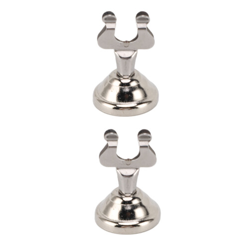 2 pezzi Supporti per numeri da tavolo - 40-46 g, argento, a spirale