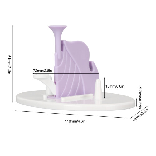 Efficient Purple Desk Needle Threader for Sewing Enthusiasts 1