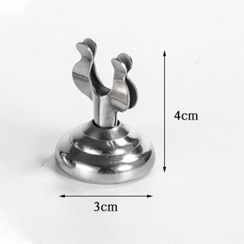 2 pezzi Supporti per numeri da tavolo - 40-46 g, argento, a spirale 1