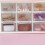 White Nine Square Grid Drawer Desktop Organizer Plastic Storage Box 6