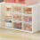 White Nine Square Grid Drawer Desktop Organizer Plastic Storage Box 3