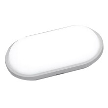 Lampada LED da soffitto 27x14.3x7.5 cm 111-240V PVC bianco