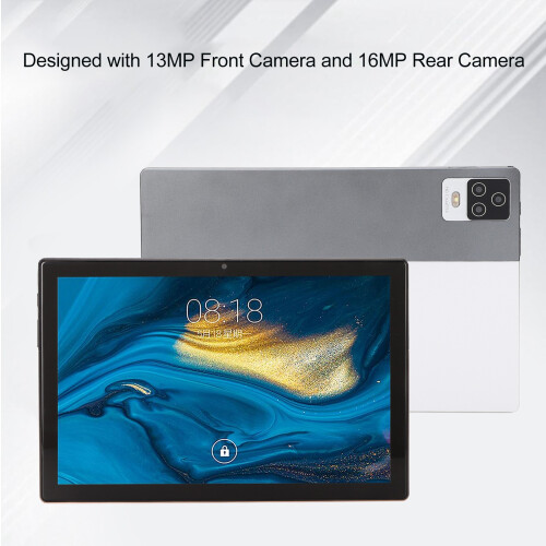 10.1 Inch Android Tablet 16GB RAM 1TB ROM Silver, Octa Core, 4G LTE 2