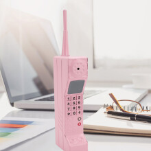 Prop per modello di telefono cellulare a mattoncino rosa 31,5x7x4 cm