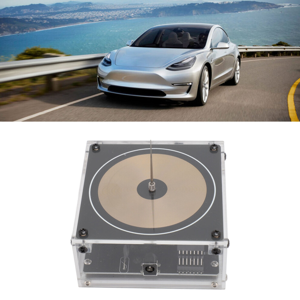 Bluetooth Tesla Coil Music Generator 120W Acrylic Audio Toy EU Plug-image-OPC-PJDXMPM-NEW