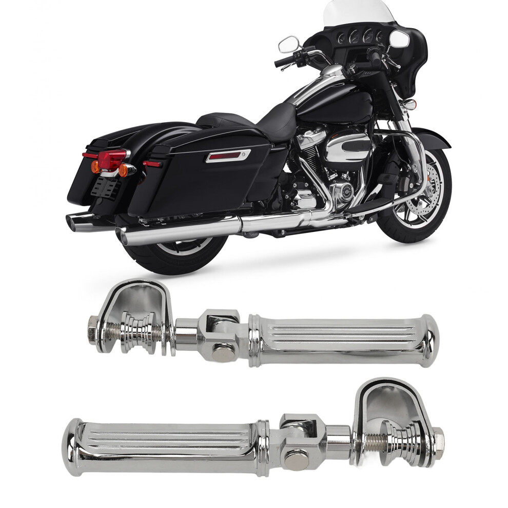 Universal Motorcycle Highway Foot Pegs 25Mm-32Mm Aluminum Alloy Foldable 7891336210842