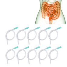 10 Stück PVC Einlauf-Schläuche Ersatz Disposable Einlauf-Schlauch Zubehör für reibungslose Anwendung