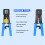 Multifunctional Ethernet Crimper Pliers RJ45/CAT5e Labor Saving Tool 3