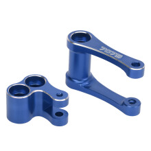 Aluminium Alloy Motorcycle Knuckle Pull Rod for 1/4 Promoto MX Blue