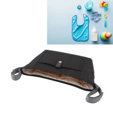 Große wasserdichte Nylon-Babyschale, mit mehreren Taschen, 33x12x19,5 cm
