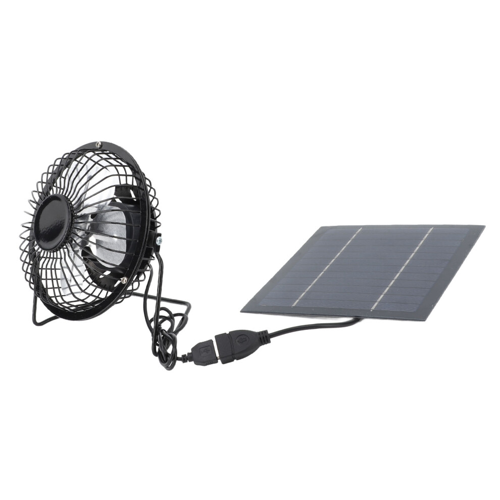 5W Solar Panel Usb Fan Kit For Greenhouse Chicken Coop Dog House 8021336230352