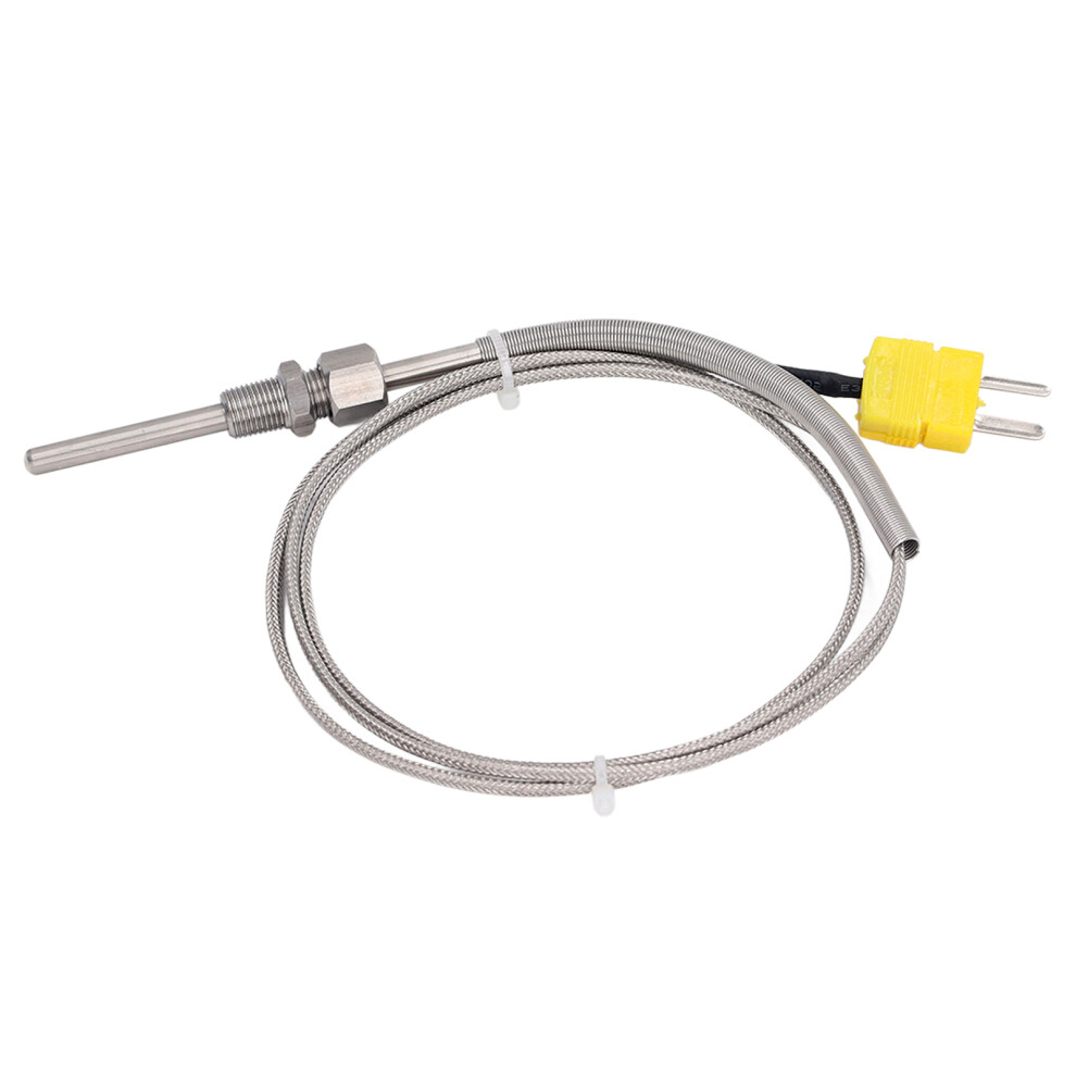 K Type Thermocouple Probe 80Mm, 1M, 1/8In Npt Thread, Yellow 6921336232108