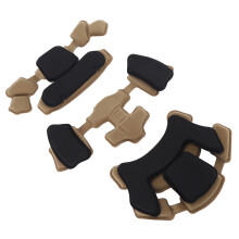 Helm-Pad Helm-Polsterung System Schwammkissen Schaumstoffpolster Ersatz Universale Polster Innenschützer Set Kit Braun