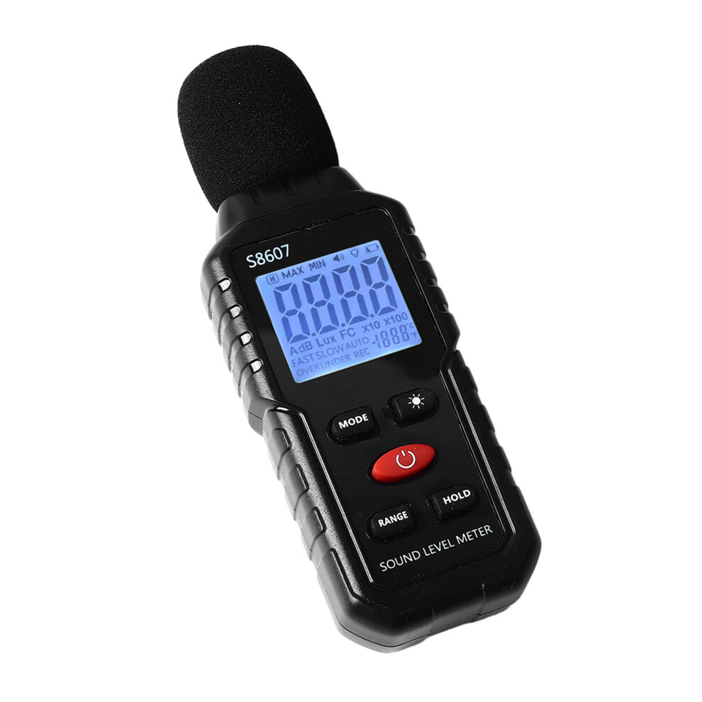 Backlit Lcd Sound Level Meter S8607 For Accurate Noise Measurement 7681336245193
