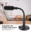 Wired Microphone 360 Pickup High Sensitivity Clear Voice Black 4