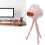 Pink Handheld Bladeless Portable Fan 3.7V 2000mAh Rechargeable 15