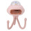 Pink Handheld Bladeless Portable Fan 3.7V 2000mAh Rechargeable 14