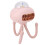 Pink Handheld Bladeless Portable Fan 3.7V 2000mAh Rechargeable 1