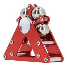 Fingerspitzen Drehbares Riesenrad-Spielzeug – Aluminiumlegierung, Rot, Stressabbau