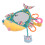 Fish Shape Plush Baby Car Mirror, Adjustable, Rotatable Observation 13