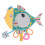 Fish Shape Plush Baby Car Mirror, Adjustable, Rotatable Observation 2
