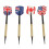 Soft-Tip Dart-Set mit 50 Tips, 12 Flights, einfacher Austausch, 171 g 12